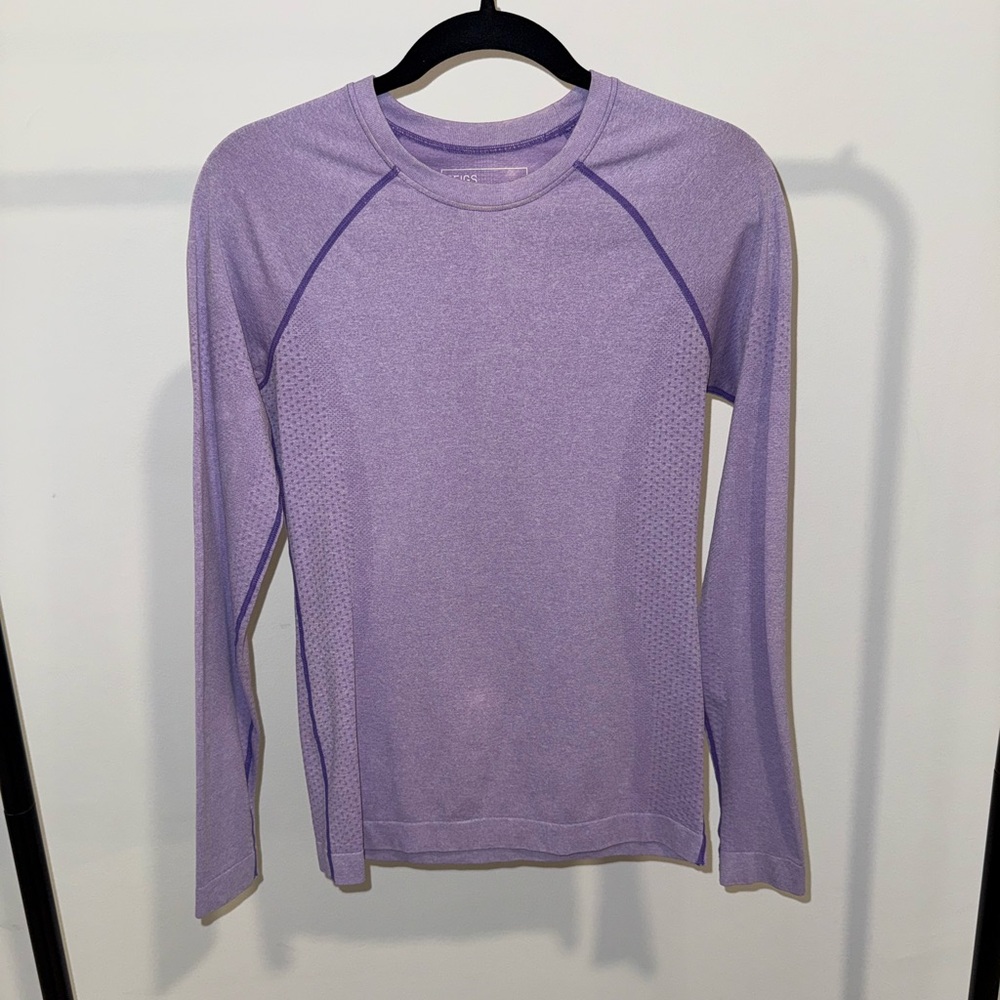 Figs Women’s Lavender Dew Salta Seamless Longsleeve Underscrub